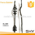scroll twist cast iron metal baluster for decor of fence stair